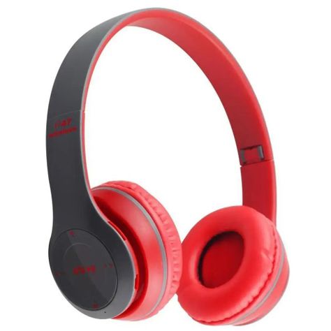 Audífonos Bluetooth Inalambricos On Ear Grandes P47 Micro SD Recargable 2hrs USB-2
