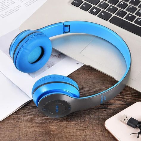 Audífonos Bluetooth Inalambricos On Ear Grandes P47 Micro SD Recargable 2hrs USB-6