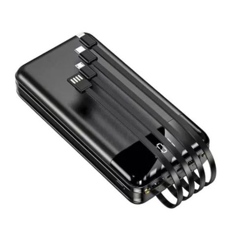 PowerBank Batería Externa para celulares 20000 Mah 4 Cables -0