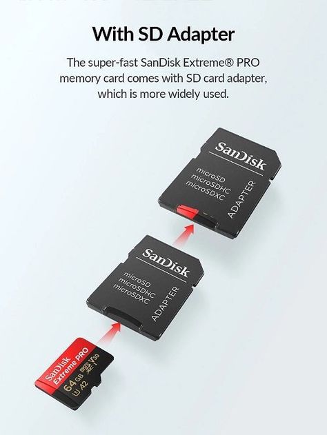 Tarjeta Memoria Micro SD Sandisk Extreme PRO Original 64 GB-5