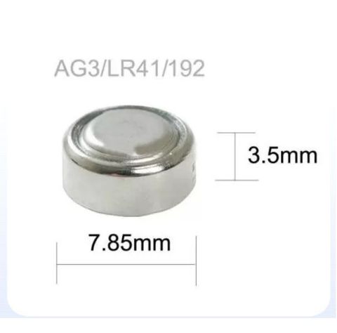Pilas para reloj Boton u otros usos AG3 392A 1,5V CX41 LR41W-0