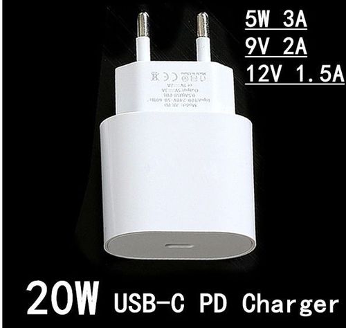Cargador De Pared Para Celular Tipo C 20W Carga Rapida para Iphone Android Samsung-6