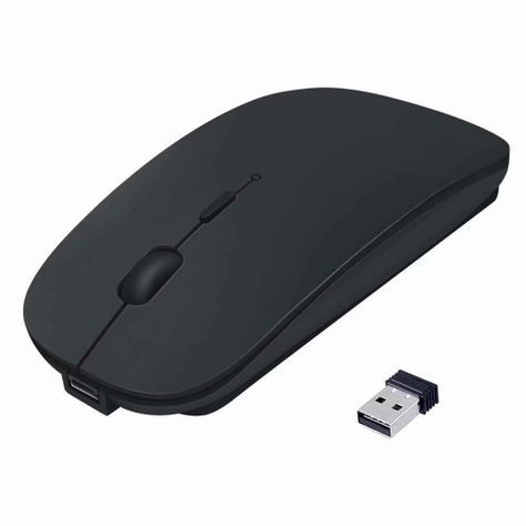 Mouse Raton Inalámbrico DPI Optico Slim Notebook Computador-0