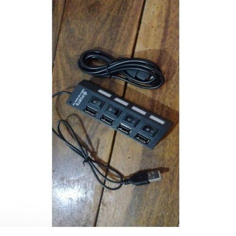 Multipuerto HUB 4 USB Extension 4 Puertos Extensor Botones -2
