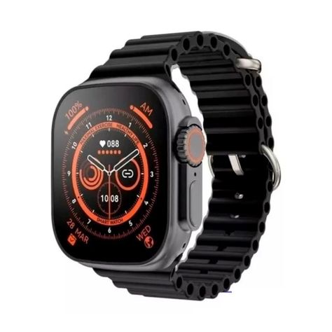 Smarwatch T20 Ultra + 4 correas, notificaciones Redes Sociales-1