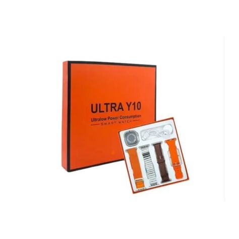 Smarwatch T20 Ultra + 4 correas, notificaciones Redes Sociales-2