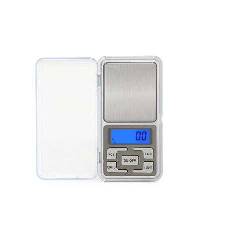 Pesa Gramera Balanza Profesional Digital de Bolsillo Con lu-0