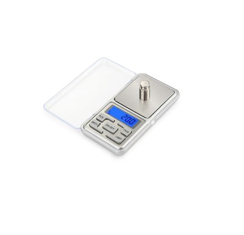 Pesa Gramera Balanza Profesional Digital de Bolsillo Con lu-3
