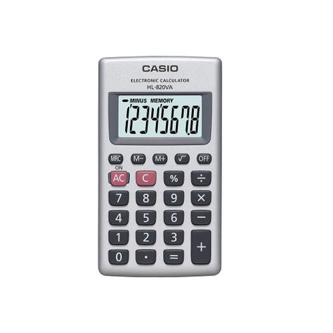CALCULADORA CASIO BOLSILLO HL820VA-0