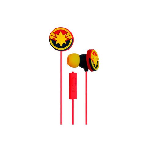 Audífono In Ear Capitana Marvel Con Micrófono-0