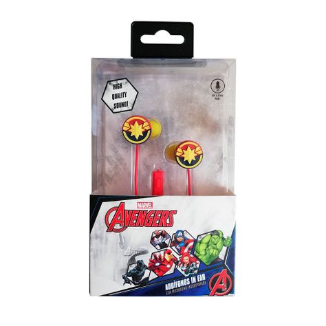 Audífono In Ear Capitana Marvel Con Micrófono-1