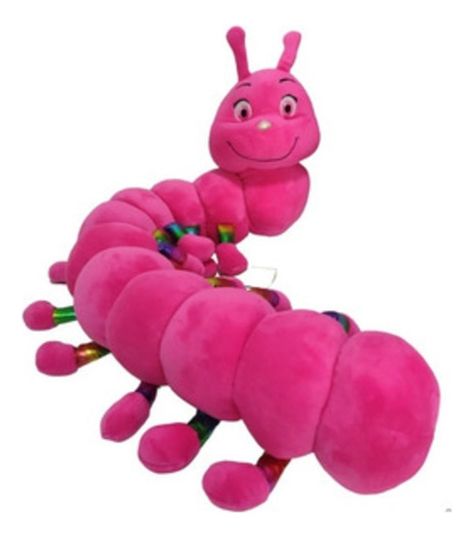 Cuncuna Gusano Peluche Acolchado Suave - 80cm Colores-0