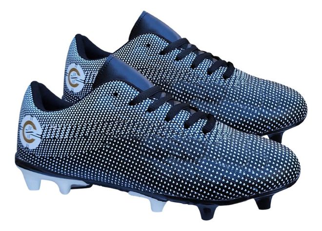Zapatos Futbol Adulto Full Grass Moda Deportiva Negro 3253-2
