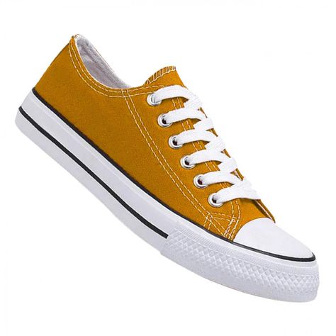 Zapatilla Urbana De lona Casual - Amarillo - 7077-0