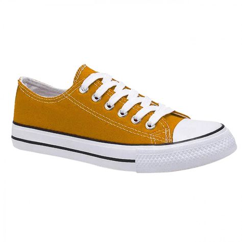 Zapatilla Urbana De lona Casual - Amarillo - 7077-1