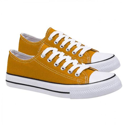 Zapatilla Urbana De lona Casual - Amarillo - 7077-2