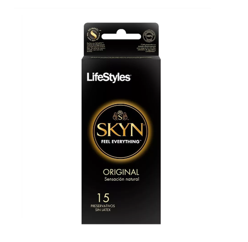 Caja 15 Condones - Lifestyles Skyn Original-1