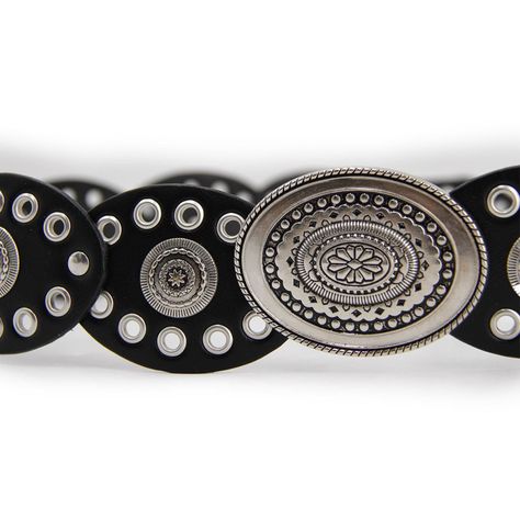 Cinturon de mujer ovalado boho-0