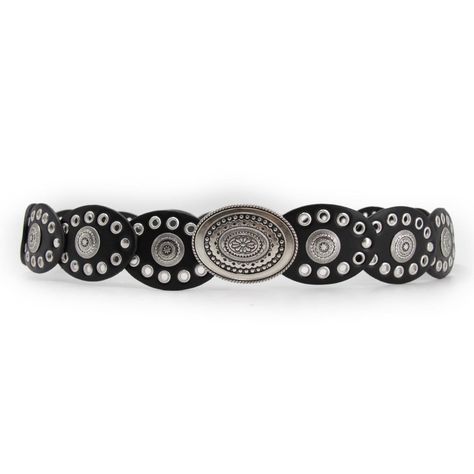 Cinturon de mujer ovalado boho-1