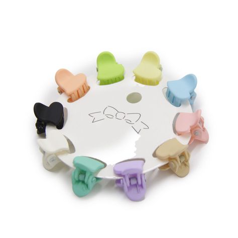 Hair clip mini corazon Accesoría Multicolor-0
