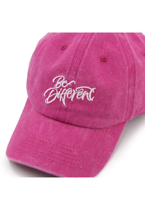 Gorra Bassik prelavado «Be Different» accesoría-2