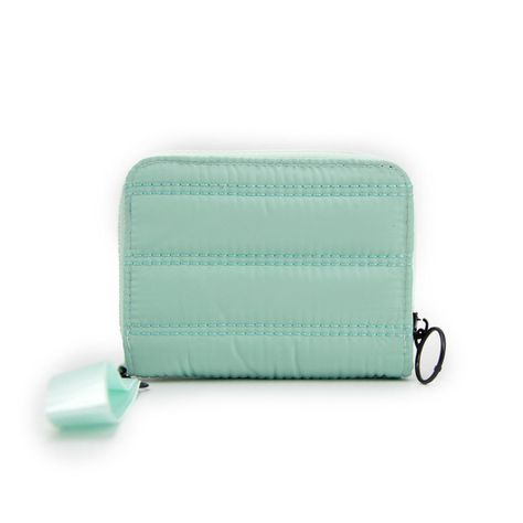 Billetera tarjetero monedero diseño alcochado liso-2