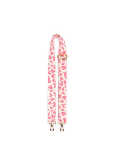 Strap para cartera print corazones -0