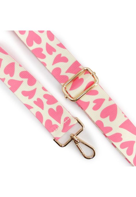 Strap para cartera print corazones -1