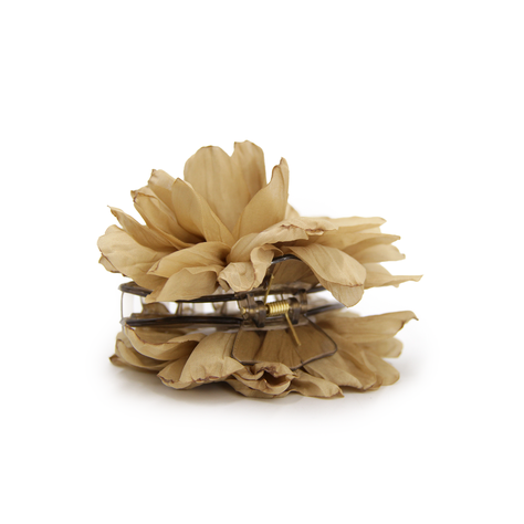Pinche Traba hair clip flor de tela-1