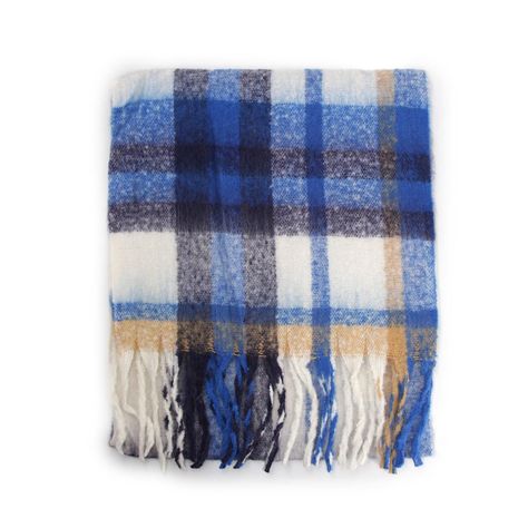 Bufanda Maxi Alpaca escocesa-0