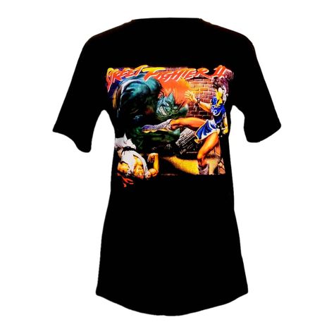 Polera Street Fighter 2 Doble Estampado-0