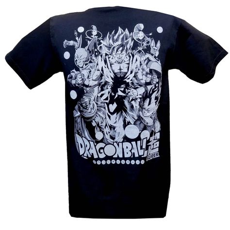 Polera Dragon ball Super Doble Estampado-1