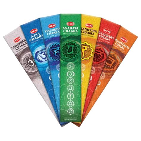 Set de Inciensos Siete Chakras - HEM-0
