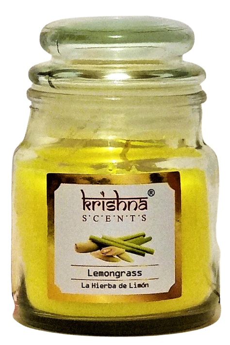 Vela Aromática Lemongrass - Krishna-0