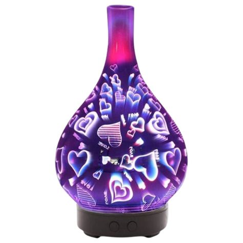 Humidificador Vidrio 3d Love 100ml-0