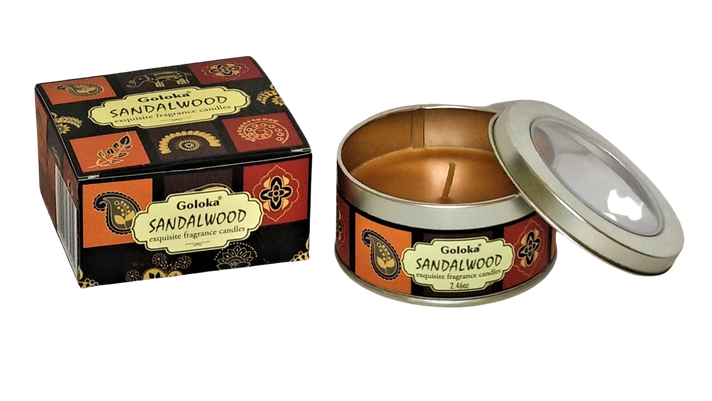 Vela Aromática Sándalo - Goloka-0