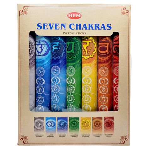 Pack Inciensos Siete Chakras - HEM-0