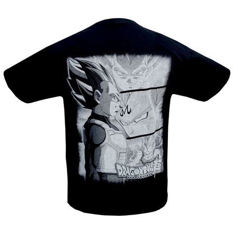 Polera Dragon ball Super Vegeta Doble Estampado-1
