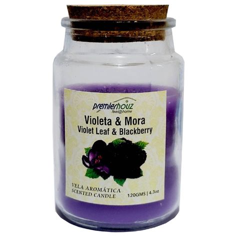 Vela Aromática Violeta Mora 120gr-0