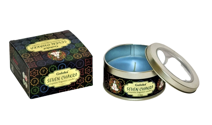 Vela Aromática Siete Chakras - Goloka-0