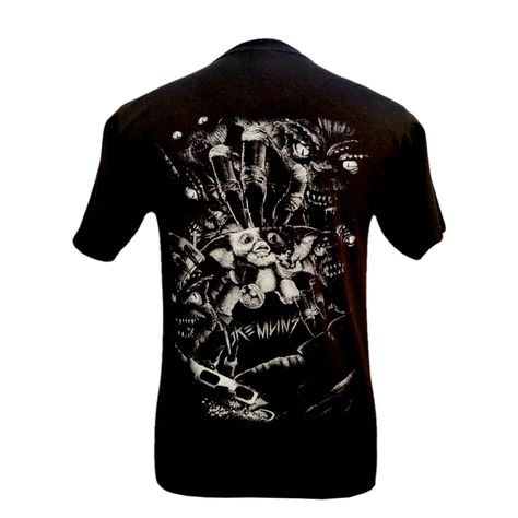 Polera Gremlins Doble Estampado-1