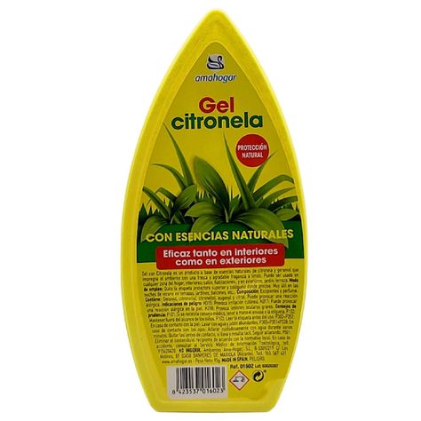 Ambientador Gel Citronela Anti Insectos - Amahogar-0