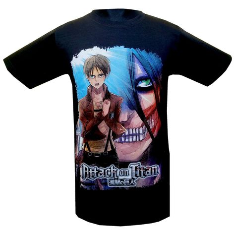Polera Attack on Titan Doble Estampado-0