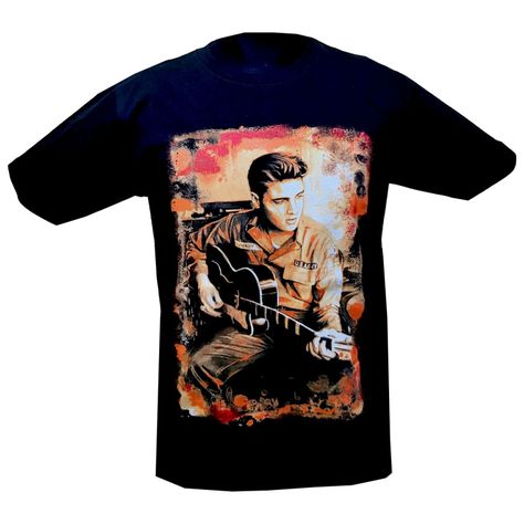 Polera Elvis Presley Doble Estampado-0