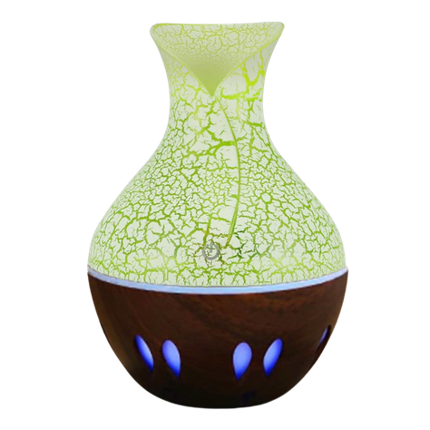 Humidificador Lampara 7 Colores 130ml Caoba Usb-0