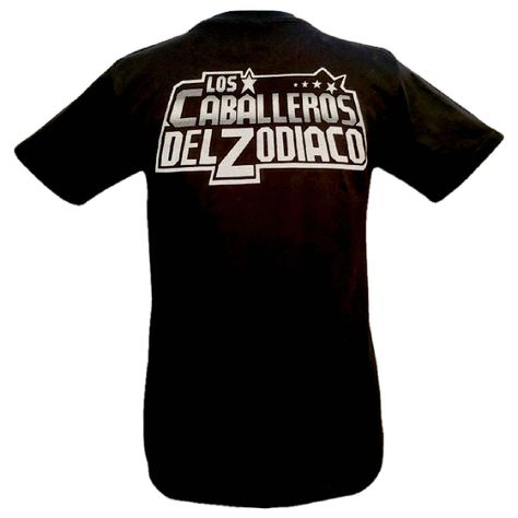 Polera Los Caballeros del Zodiaco Doble Estampado-1