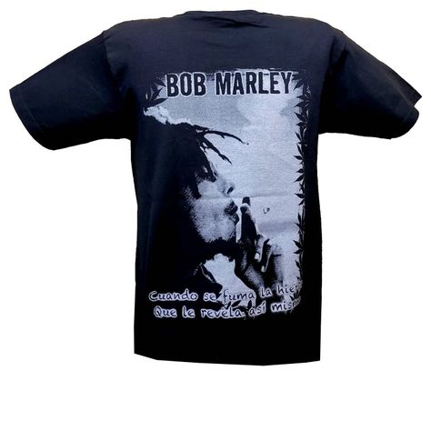 Polera Bob Marley Doble Estampado-1