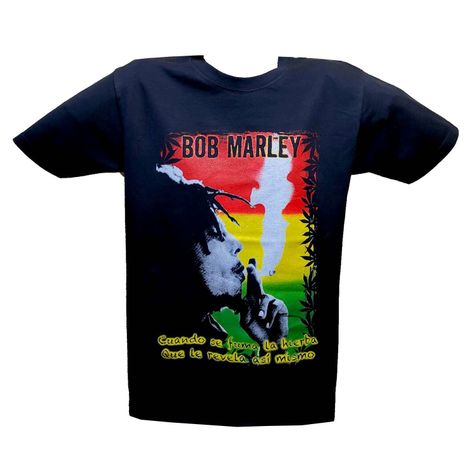 Polera Bob Marley Doble Estampado-0