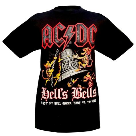 Polera AC-DC Hells Bells Doble Estampado-0