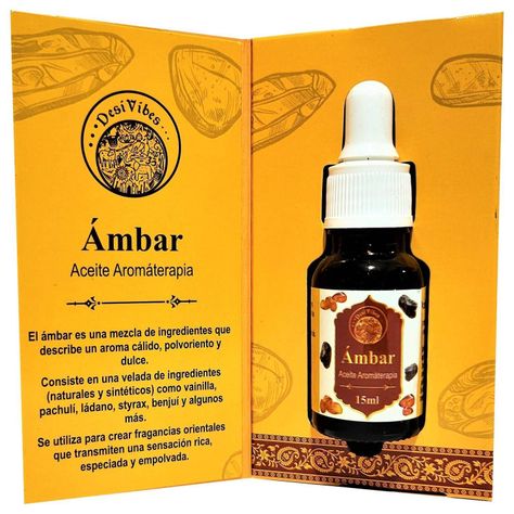 Aceite Aromaterapia Ámbar - Desi Vibes-0